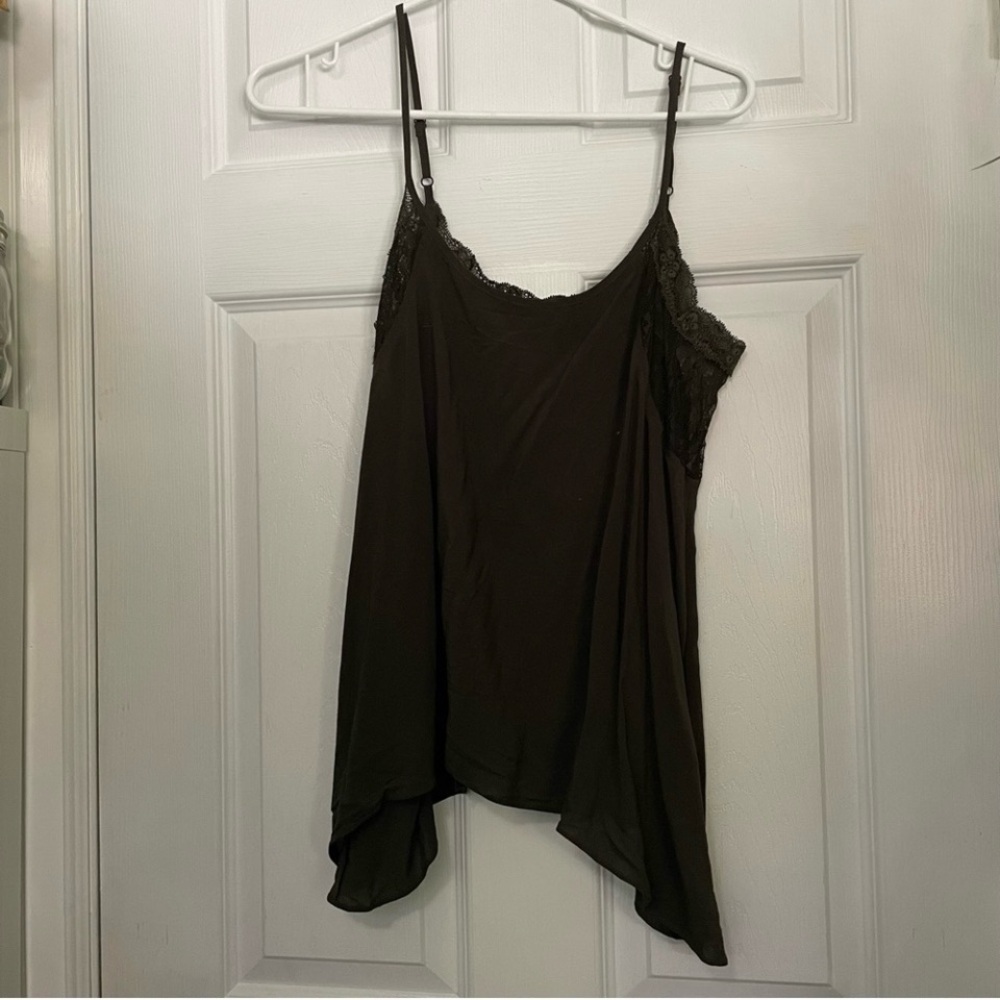 Intimately Free People Black Lacey Camisole Tank Top Extra Small